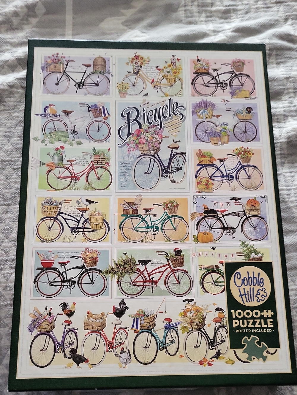 Cobble Hill 1000+ Bicycle Collage Puzzle